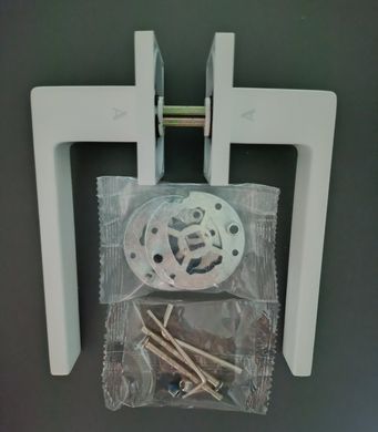 Дверна ручка APRILE Sulla Q 7S AT білий матовий WHITE (тонка розетка)