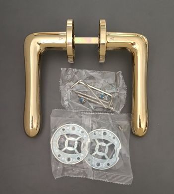 Дверна ручка APRILE Cynia R 7S AT полірована латунь GOLD PVD