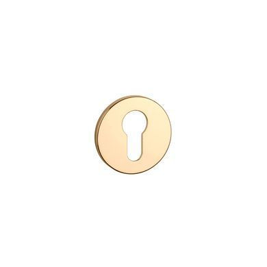 Накладка под PZ APRILE R AS 5 мм (super slim) полированная латунь