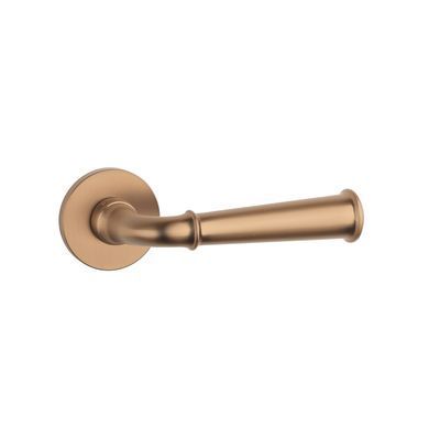 Дверная ручка STILE IBRA R 7S ST светло-коричневая LIGHT BROWN (тонкая розетка)