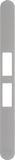Накладка на лицьову планку Touch AGB Art. B011203134 матовий хром