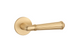 Дверная ручка STILE ARIDA R 7S ST матовая латунь GOLD SATIN (тонкая розетка)
