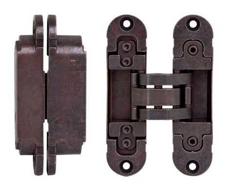 Дверна петля 3D 30х120 mm бронза, Антична бронза, Антична бронза, Приховані, 120