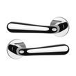 Дверная ручка APRILE Gardenia R 5S AS полированный хром