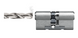 EVVA 4KS KZ 66/K31 AKN NI 3 ключі, циліндр дверний