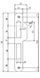 Відповідна планка AGB Sicurezza 22мм, з відбійником, нікель