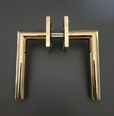 Дверна ручка APRILE Arabis Q 7S AT полірована латунь GOLD PVD (тонка розетка)