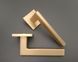 Дверная ручка STILE ARTA Q 7S ST матовая латунь (тонкая розетка)