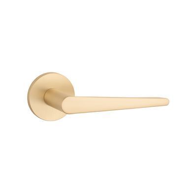 Дверна ручка APRILE Arnica R 7S AT матова латунь GOLD SATIN (тонка розетка)