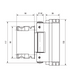 Дверная завеса SFS 3D EASY-3D-24 для тяжелых деревянных дверей с притвором, коричневый RAL8017