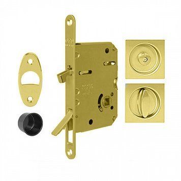 Механізм AGB Scivola Тre Class kit A для розсувних дверей WC, латунь