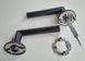 Ручка AKRA Cosmo WC R Lock BK univ, 50-57mm чорний