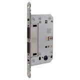 Дверной замок AGB Touch lock WC (для санузла),18*196мм, магнитный черый