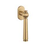 Ручка оконная STILE TUKA R 7S ST матовая латунь GOLD SATIN