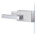 Комплект AGB Vitra B99970.00.01 (ручка+замок) для скляних дверей матовий хром