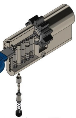 71мм 40X31T циліндр CAM10+ nst 5key box