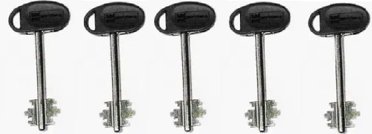 Дверний замок ​Mottura 40.751420053 , 42мм Backset короткі ключі