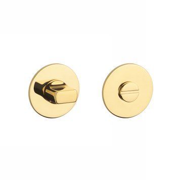 Накладка під WC STERK R SH ultra slim 3 мм полірована латунь GOLD PVD