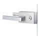 Комплект AGB Vitra B99970.02.01 (ручка+замок) для стеклянных дверей под PZ, анодированное серебро