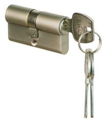 Цилиндр GMB 60мм (30х30) ключ-ключ, SN никель