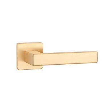 Дверная ручка APRILE TILIA ROSETTE SLIM QS 7S AS матовая латунь KG (тонкая розетка)