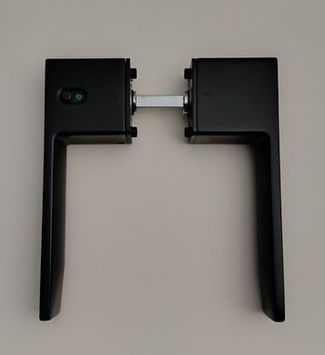 Дверная ручка APRILE Ludisia WC RTH Lock BK правая, черный матовый