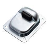h-43mm Стопор с резиновым отбойником &mdash; для прикручивания, 120x100