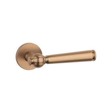 Дверная ручка STILE TUKA R 7S ST светло-коричневый LIGHT BROWN (тонкая розетка)