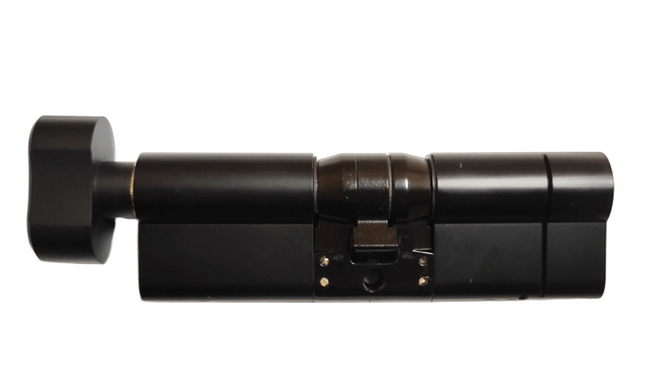 Циліндр HL K 5+ Extra security 90 мм (45x45Т) ключ-тумблер чорний
