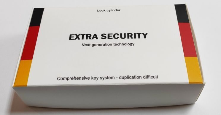 Циліндр HL K 5+ Extra security 90 мм (45x45Т) ключ-тумблер чорний