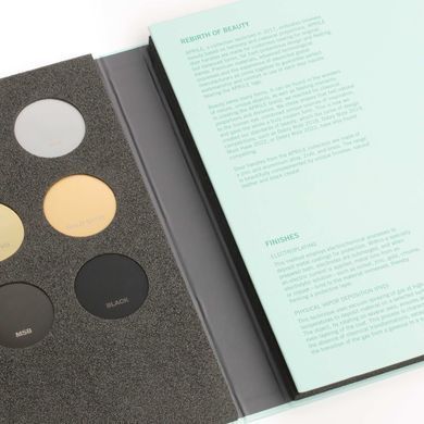 Книга зі зразками кольорів дверних ручок Aprile