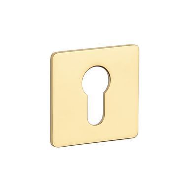 Накладка под PZ STERK Q SH ultra slim 3 мм полированная латунь PVD